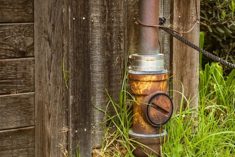 Aging pipe corrosion